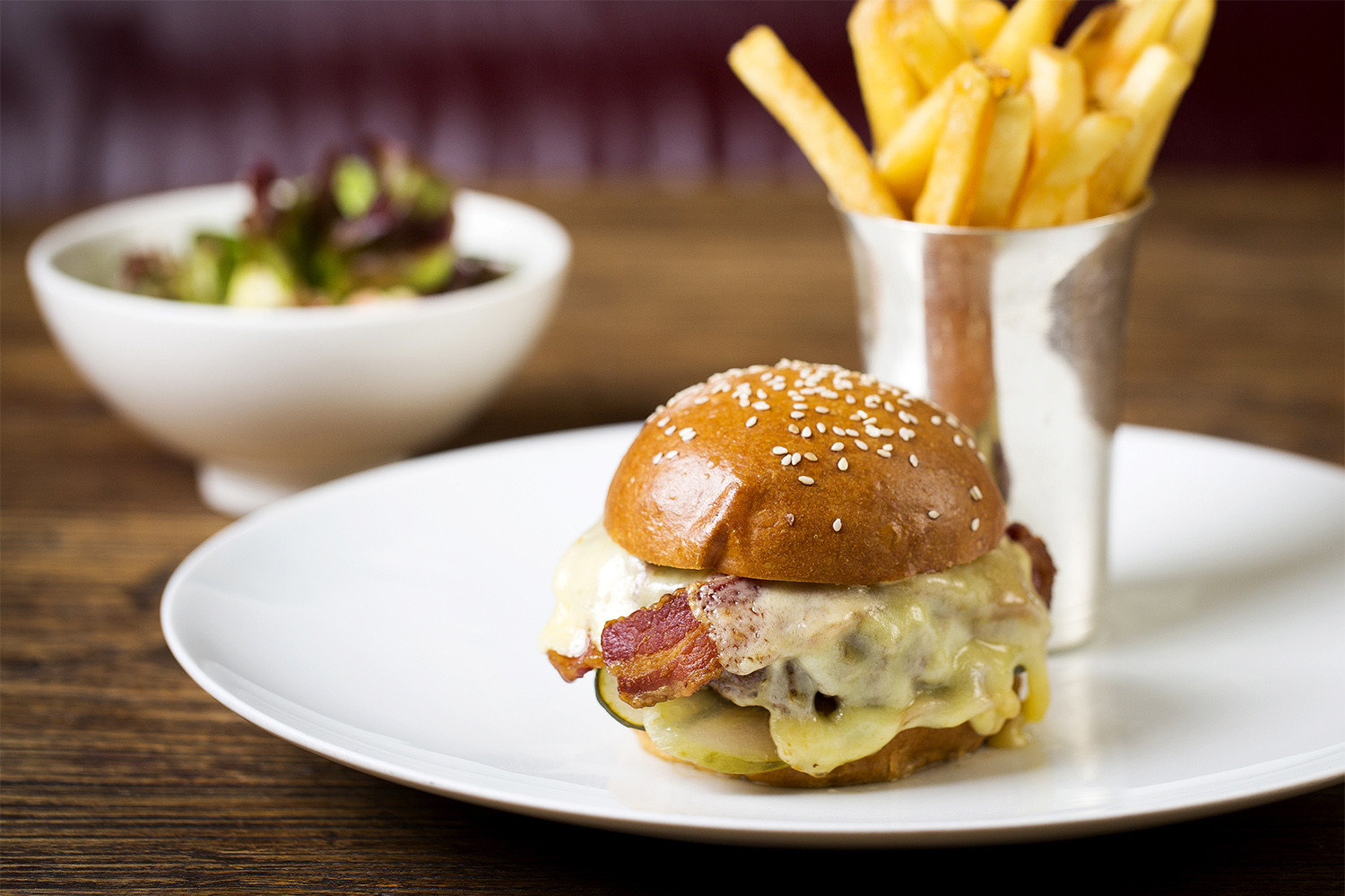 London Sock Company exclusive chef jason atherton shares his award winning burger recipe