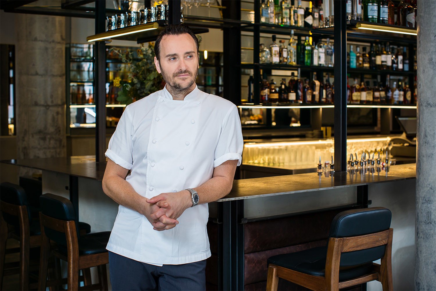 Jason Atherton award winning chef and London Sock Company Sock Club member