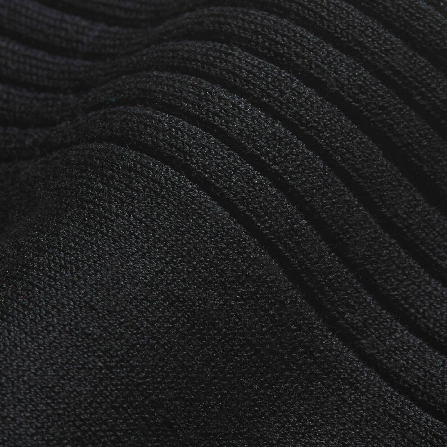 A close up of a black sock