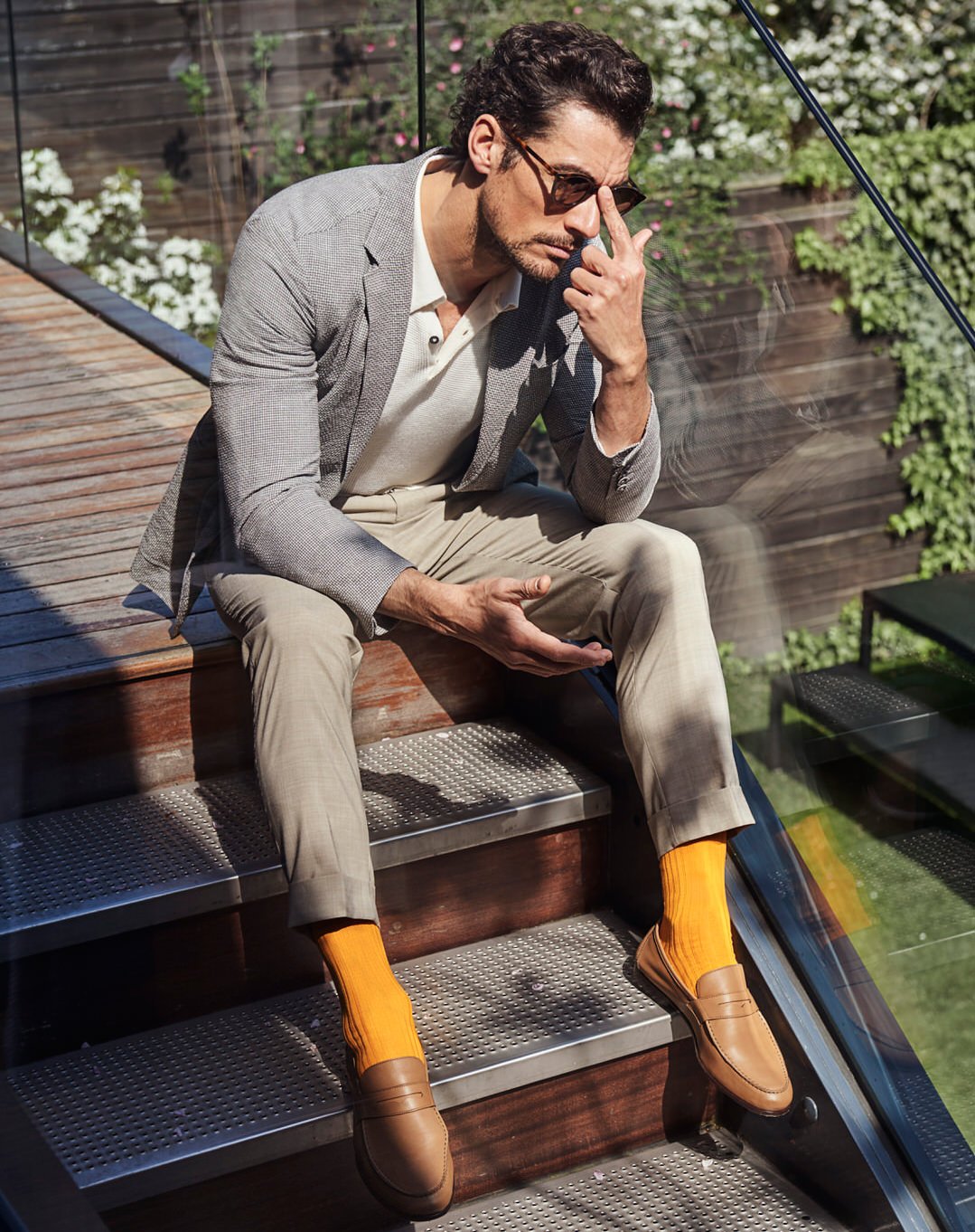 David Gandy, investor and brand ambassador in London Sock Company