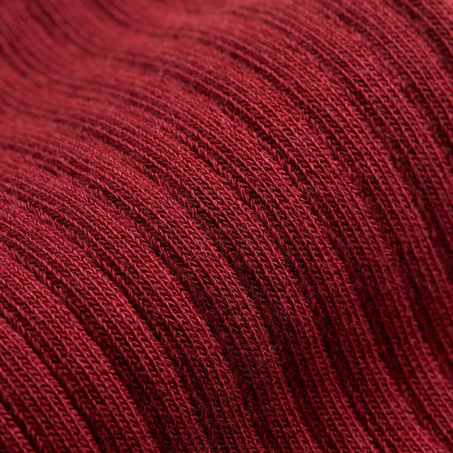 A close up of a red sock